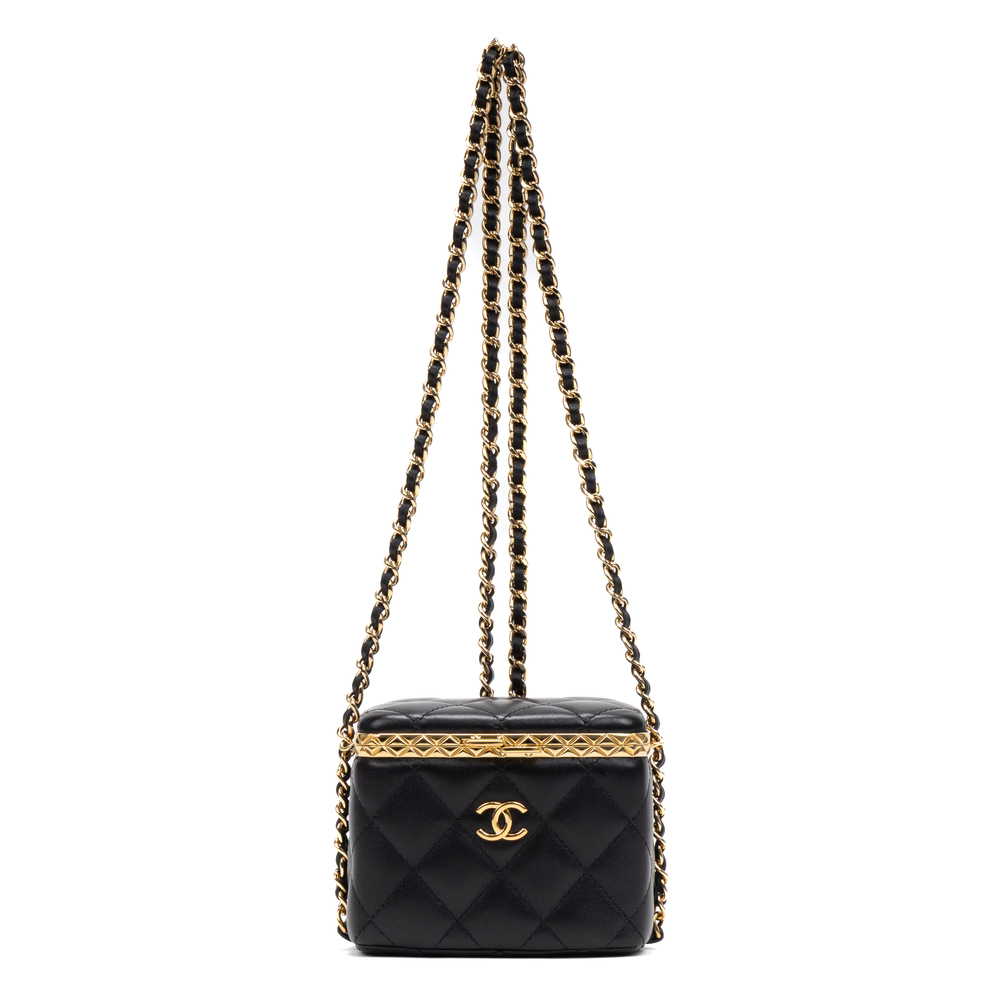 Chanel Lock Frame Vanity Case